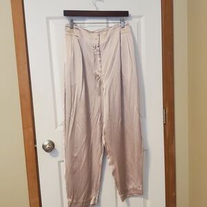 2/$15 Express Satin Cream Trousers